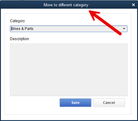 Item Categories in QuickBooks